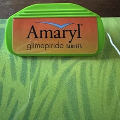 Amaryl Glimepiride Tablets Pharmaceutical Promotional Collectible Clipboard
