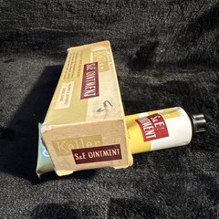 Vintage KELLER S & E Ointment Bacteriostatic Tube Box WALGREEN CO. 1.5 oz