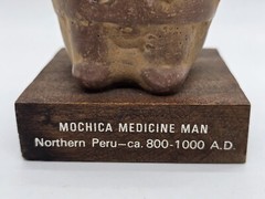 Vintage Schering Pharmaceutical Advertising Mochica Medicine Man Figure Tinactin