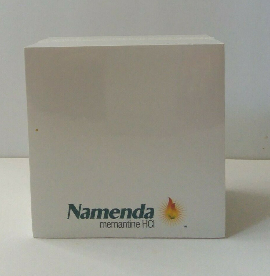 NAMENDA (4″ X 4″ X 2.25″ ) Pharmaceutical DRUG REP POST-IT NOTE PAD CUBE