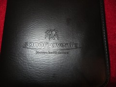 Vintage Sanofi Aventis Pharmaceutical Portfolio / Binder with Treatment Planner