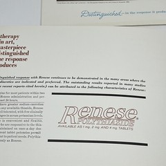 1963 Pfizer Renese Drug Advertising Distinguished Art Prints Brochure Lot Of 4