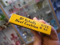 Antique Vtg Medical Dental Pharmacy – Dr. Scholl’s Heel Cushion – Empty Box