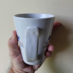 Asmanex Asthma Drug Rep Advertising Coffee Mug Cup Pharma VERY RARE