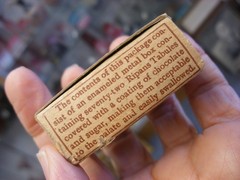 Vtg Medical Remedy Pharmacy Quack Cure – Chocolate Coated Ripans Tabules Tin