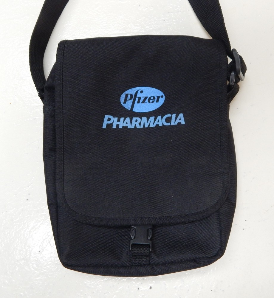 Vintage & Rare Drug Rep Pfizer Pharmacia Tote Bag Front Flap Shoulder Crossbody