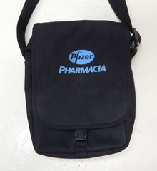 Vintage & Rare Drug Rep Pfizer Pharmacia Tote Bag Front Flap Shoulder Crossbody