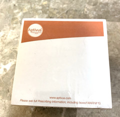 Aptivus Pharmaceutical Drug Rep Notepad Sticky Notes Promo Advertising Gift 2005