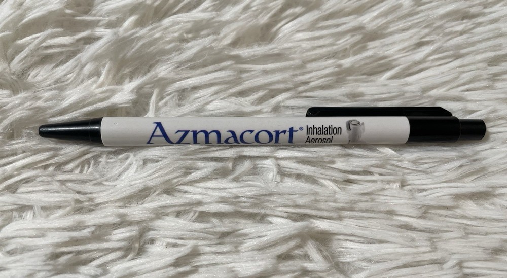 Azmacort UNTESTED Drug Rep Advertising Pharmaceutical Pen Promo Inhaler AS IS