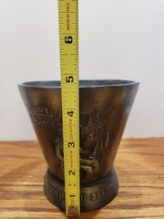 vintage 1967 Schering metal Mortar and Pestle 5th Edition William Procter Jr
