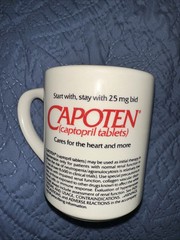 Capoten Vintage Drug Rep Advertisement Heat Activated Coffee Mug, Ceramic