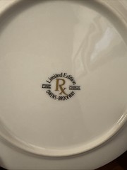 Crestware Owens-Brockway Pharmacist RX Limited Edition Medical Dinner Plate 7.5”