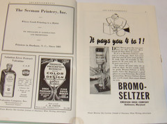 VTG 1940 DRUGGIST CONVENTION SOUVENIR BOOK! CHARLOTTE, NC! ADS/HOTELS/PICTURES!