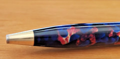 Floral Metal Diflucan Pen Writes Black Drug Rep Collector Medical FREE SHIPPING!