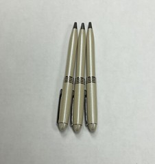 Lot of 3 Celebrex Drug Rep Pharmaceutical Metallic Advertising Promo Clicker Pen