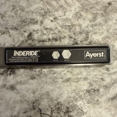 Pharmaceutical Drug Rep 8″ Inderal Tablet Ayerst Letter Opener