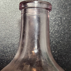 VTG Clear Glass Pharmaceutical Medicine Bottle Pharmacy „CONTENTS 3 FLD OZS“