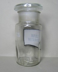 Vintage Medical Science Glass Bottle,Germany,SULFUR DEPURATUM
