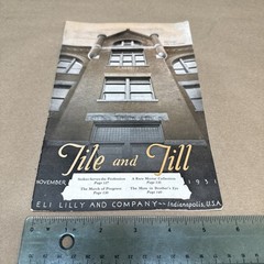 Tile And Till Magazine Eli Lilly And Company November 1931 Indianapolis Indiana