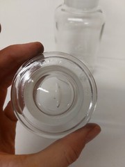 Antique Glass Pharmacy Chemist Apothecary Science Bottle With Stopper
