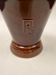 Schering / McCoy Pottery RX Mortar Pen Holder William Proctor Jr 1817-1874 NICE