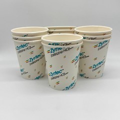 Vintage Zyrtec Pfizer 90s Promo Paper Cups x11 Pharmaceutical Deadstock