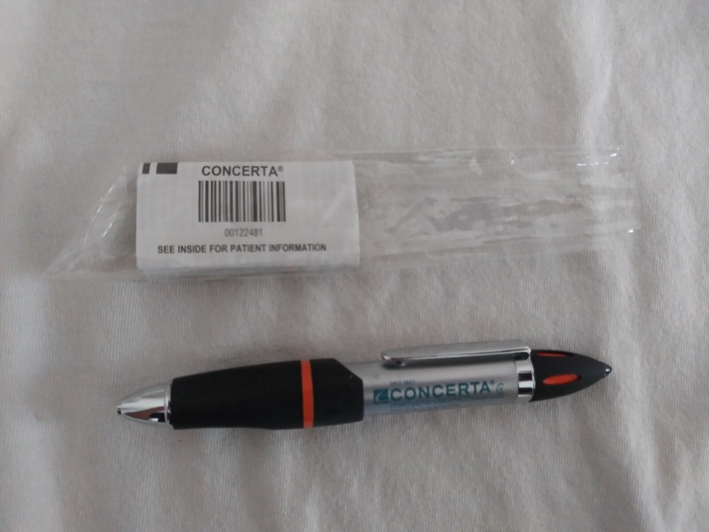 Concerta Heavy Metal Pen. Pharmaceutical collectibles