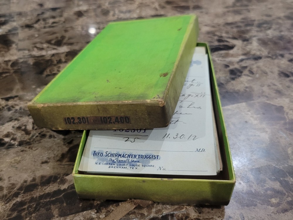 100 antique prescriptions (1912): Opium, Poppy, Dionin, Codeine & Anodyne
