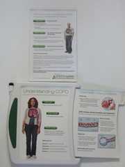 Spiriva COPD Medical Office Display Teaching Aid Drug Rep Pharmaceutical Promo