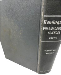 Remington’s Pharmaceutical Sciences – 13th Edition 1965, Hardcover