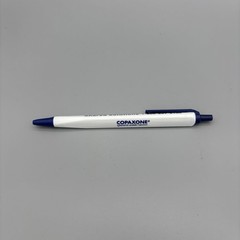 Teva Neuroscience Copaxone 3 Sided Blue White Pen Pharmaceutical Advertising
