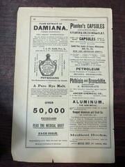 Antique Medical Brief Pharmaceutical Advertising Sheets c1888 Lot of 5