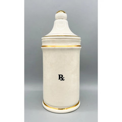 Vintage Jeanne Robinette Reproduction Apothecary Jar – Rexall Drugstore ceramic