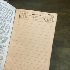 1887 Pierce’s MEDICAL DISPENSARY Memo Book Drug Advertising Antique
