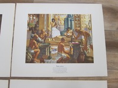 VTG. A HISTORY OF PHARMACY IN PICTURES by Parke Davis Set 12 Prints 1950’s