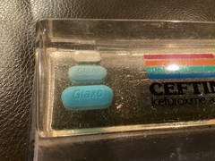 RARE GLAXOSMITHKLINE GSK GLAXO DRUG REP CEFTIN INK WELL PHARMA REP GIVEAWAY