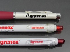Drug Rep Lot 3 Different Aggrenox PENS Pharmaceutical Advertising Metal Plastic