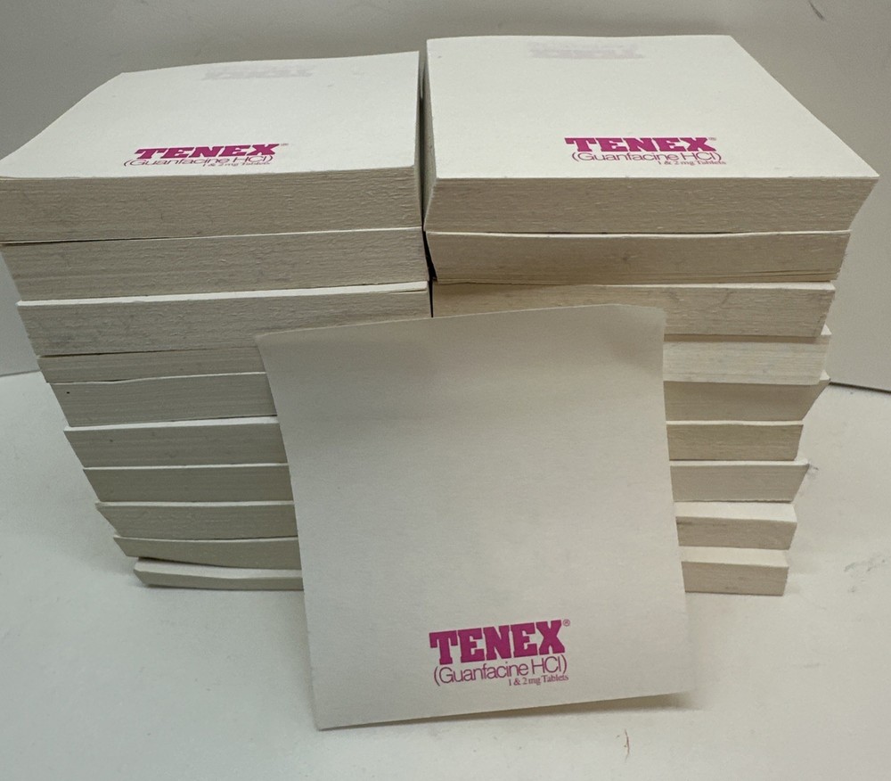 Tenex Guanfacine HCI Pharma Advertising Promo Swag Post-Its Notes Paper Stickies