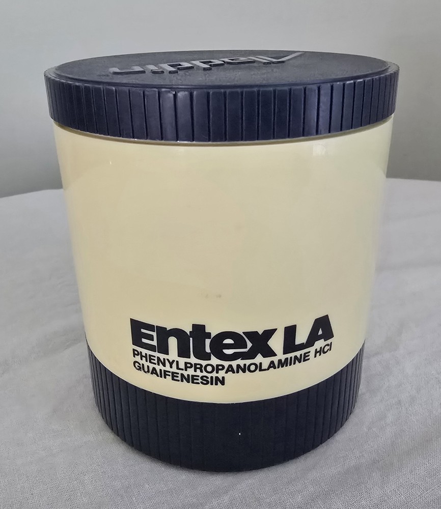 Vintage ENTEX LA Drug Pharmaceutical Rep Promo Aladdin Insulated Thermo Jar