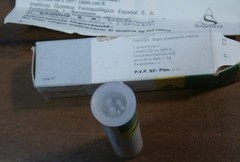 Vtg SANDOZ TAVEGIL MED.BOX Swiss (Barcelona)