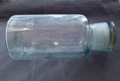 Pharmacy jar for reagents with an unpolished lid volume 1000 ml USSR