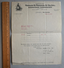 William R. Warner Medicine Drug Pharmacy Laboratories Vintage 1925 LETTERHEAD