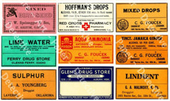 Apothecary Poison Stickers on 1 DIY Craft Sheet, Halloween Décor Stickers, 277