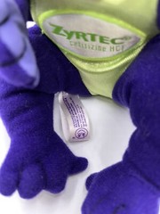 ZYRTEC Purple Plush Gorilla Monkey Stuffed Toy Pharmaceutical Advertisement 6”