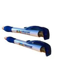 Crestor Pens Clip Soft Grip Orange Blue White New Rosuvastatin Calcium Drug Rep