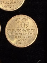 RARE – 1930’s Walgreens Milwaukee prosperity tokens With ORIGINAL Bag