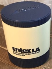 Pharmaceutical Drug Rep Entex LA Aladdin Foam Insulated Thermo Jar