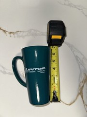 Lipitor Atorvastatin Promotional Teal Coffee Mug Cup
