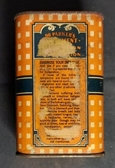 Old Advertising Medicine Tin Dr Parker’s Treatment Parker Medicine Co Cincinnati