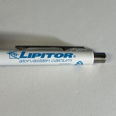 DRUG REP PEN PFIZER LIPITOR (WHITE/LIGHT BLUE DESIGN) VERY GOOD-GREAT CONDITION!